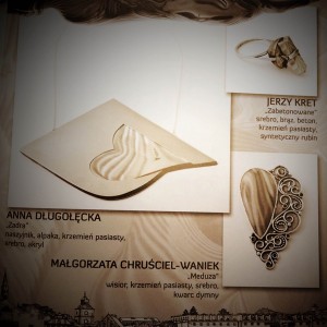 Wisior "Meduza" wykonany na konkurs Krzemień Pasiasty - Kamień Optymizmu