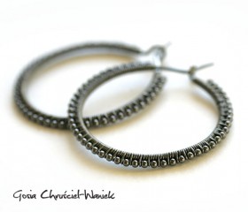 Hoops – srebrne kolczyki