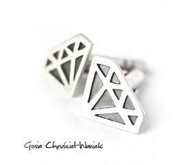 Spinki „Diamonds”