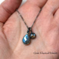 Labradorites and silver