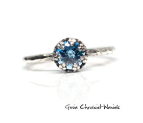 Cyrkonia o niezwykłym szlifie w ażurach