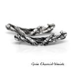 Srebrne nausznice z kolekcji Kora