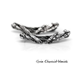 Nausznice Kora oksydowane i przetarte