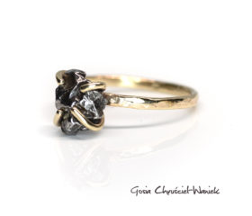 Meteoryt Campo del Cielo w żółtym złocie