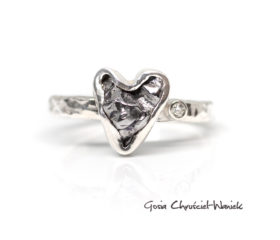 Meteorytowe serce i moissanit