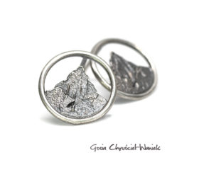 Kolczyki sztyfty z górami